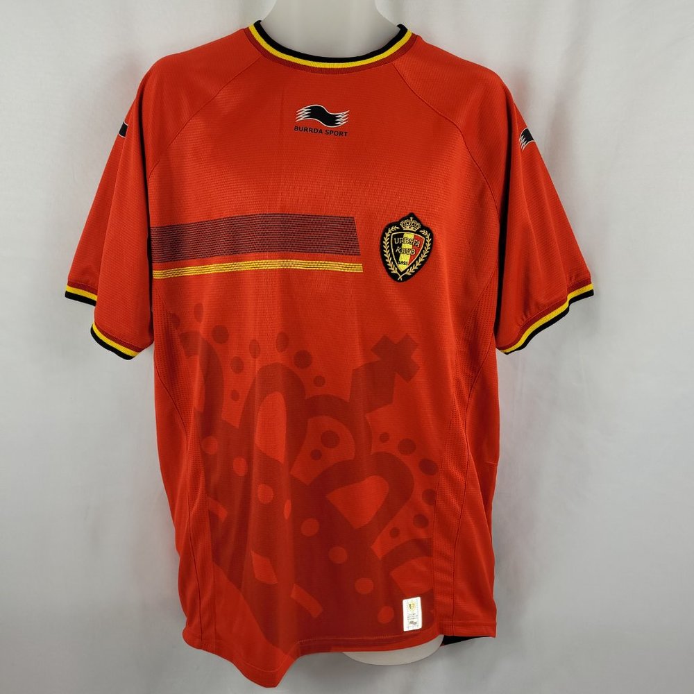 Belgium National Team Soccer Jersey Football Club Burrda Sport SS Shirt Mens 2XL